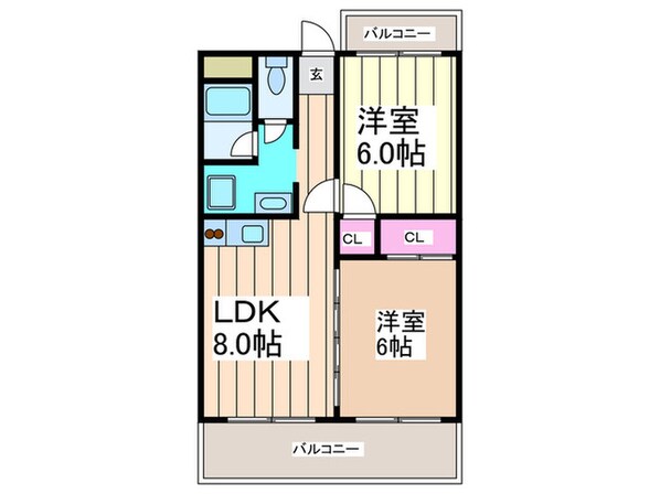 原野ビルの物件間取画像